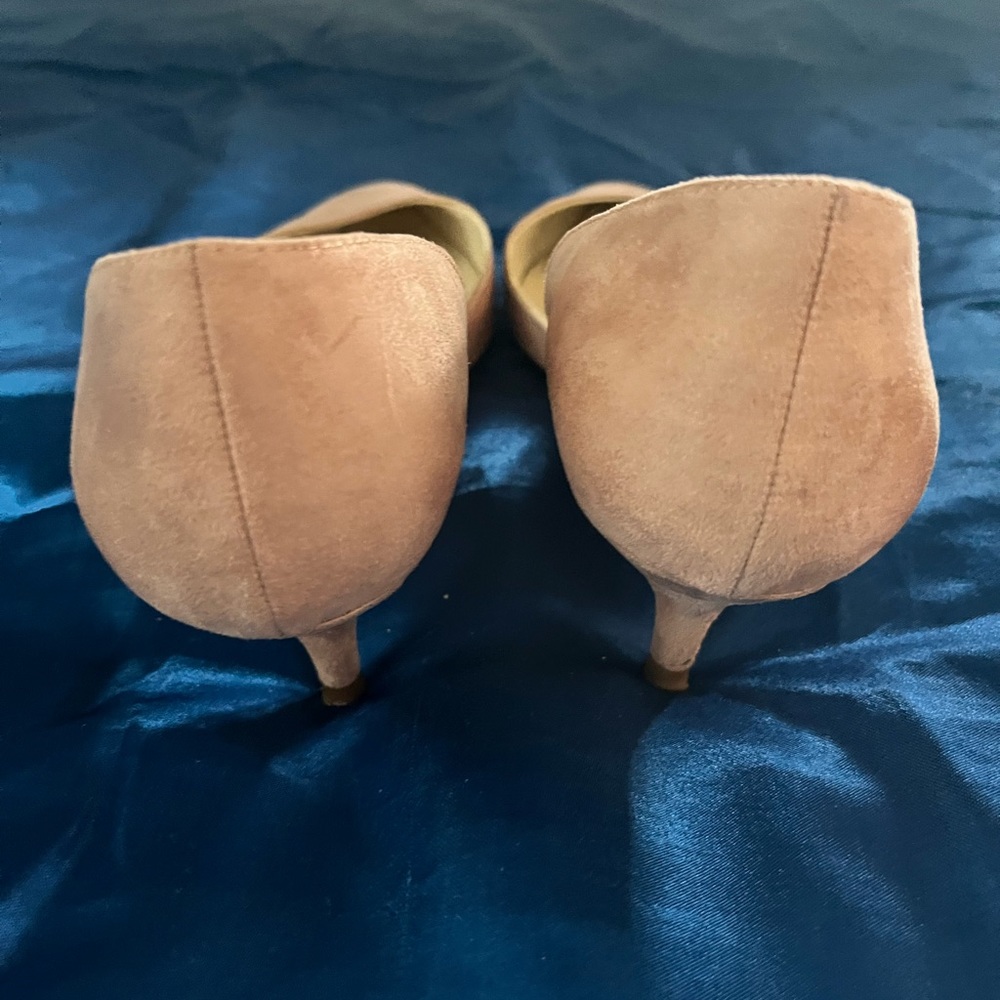 Zara Basic Baby Pink Round Heel Pointed Toe Slingback Women's  Shoes Size 37 - Picture 8 of 11